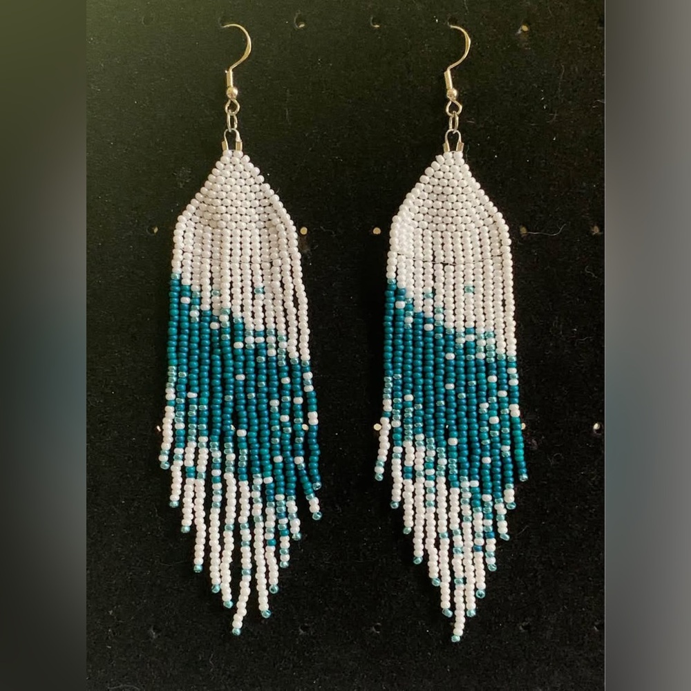 Handmade Seed Bead Earrings - 5 Colors